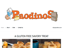 Tablet Screenshot of paodinos.com